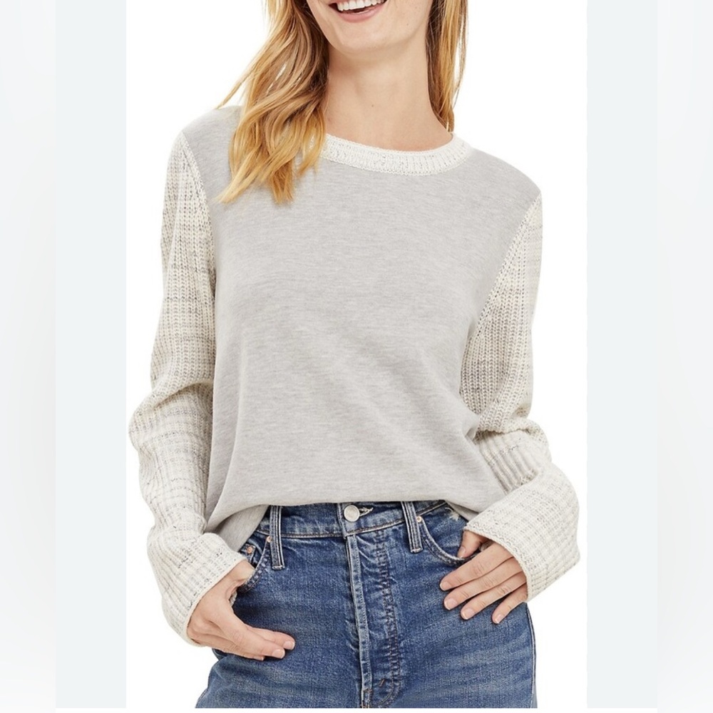 Splendid Andi Mix Media Sweater